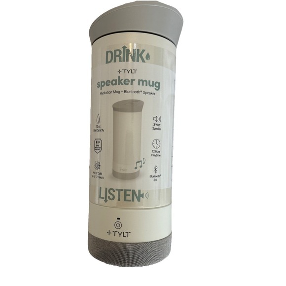 TYLT Other - TYLT Drink Speaker Mug Bluetooth 5.0 12oz Hydration Bottle Wireless Speaker Cup
